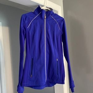 Beautiful royal blue Lululemon jacket in excellent condition.  Size 6.